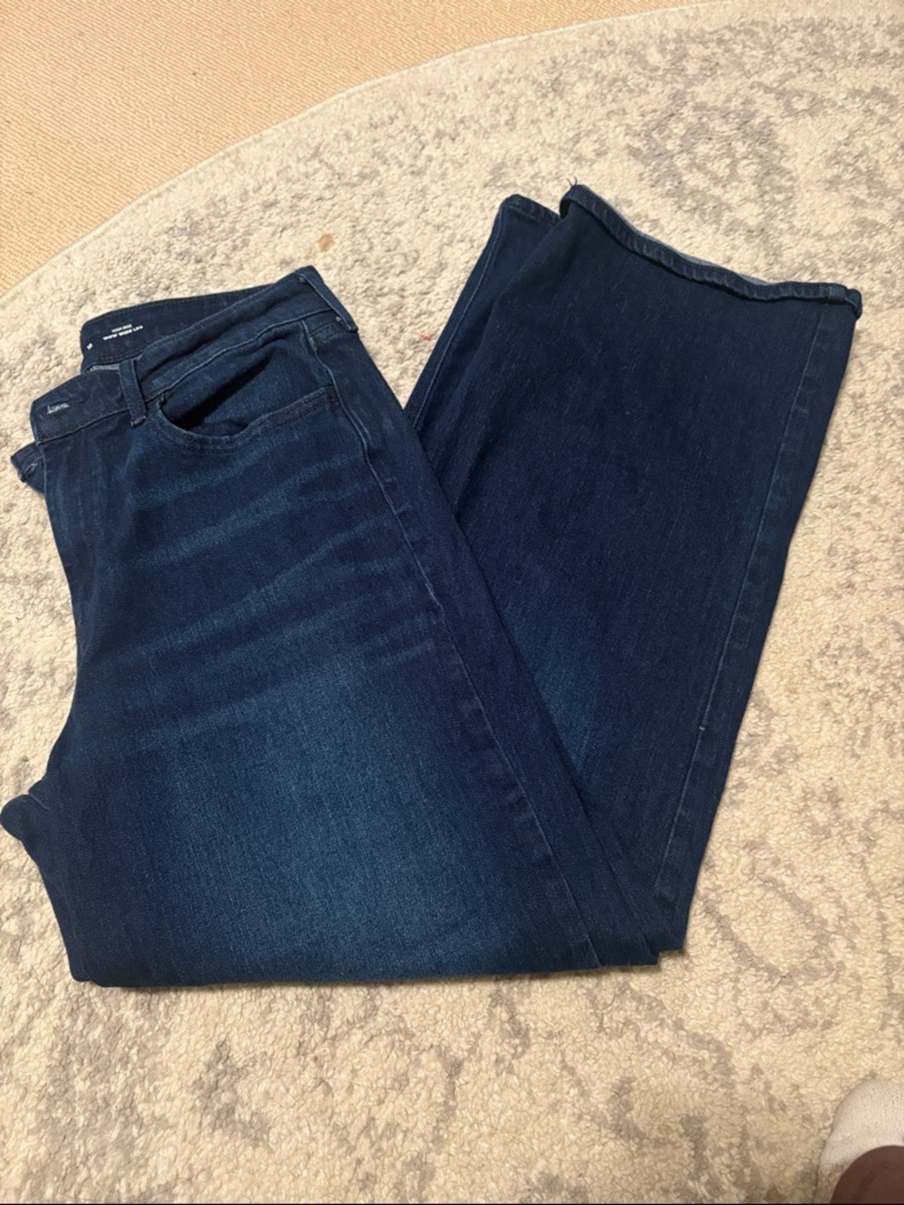 Old Navy Dark Blue Wide Leg Jeans
